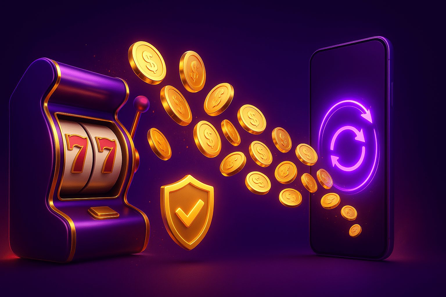 ภาพประกอบจุดเด่นระบบออโต้ ฝาก-ถอน ขั้นต่ำ 10 บาท สำหรับเล่นสล็อตแตกง่าย ถอนชัวร์