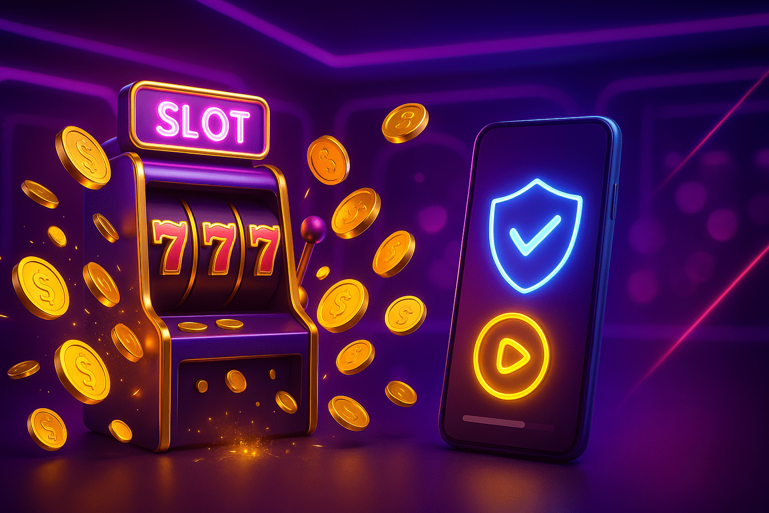 ภาพประกอบวิธีเล่นเบทเริ่ม 1 บาท ให้คุ้มค่าและปลอดภัยบน สล็อตเว็บตรง แตกหนัก