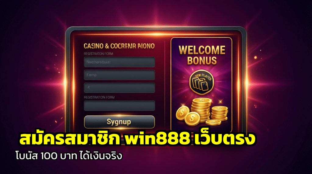 สมัครสมาชิก win888 เว็บตรง
